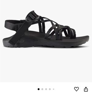 Chaco Jet Black Strappy Sandals